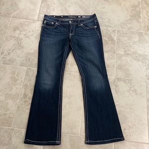 Miss Me Signature Boot Cut Jeans. Only worn once. Excellent Condition.